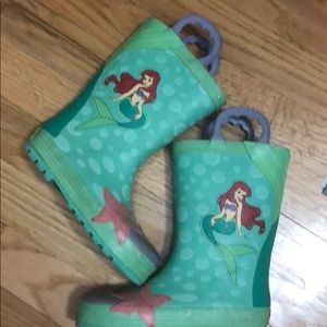 Disney ariel rainboots